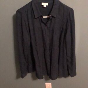Dark Blue Long Sleeve Shirt